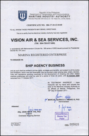 VASS Ship Agency Business
